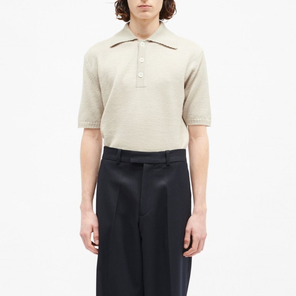BNWT SS22 RAF SIMONS WOOL POLO SHIRT M